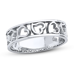 Heart Ring 14K White Gold