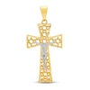 Thumbnail Image 1 of Crucifix Pendant Charm 10K Two-Tone Gold