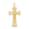 Thumbnail Image 3 of Crucifix Pendant Charm 10K Two-Tone Gold