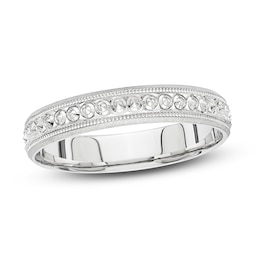 Design Wedding Band 14K White Gold