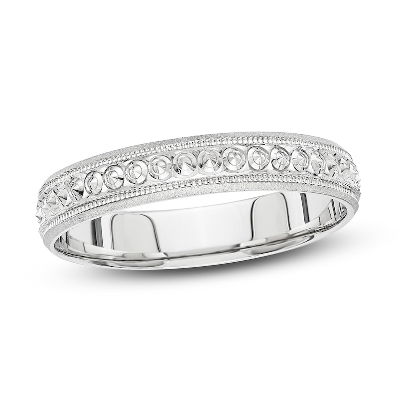 Main Image 1 of Design Wedding Band 14K White Gold