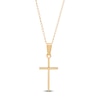 Thumbnail Image 1 of Children's Cross Pendant 14K Yellow Gold 13&quot;