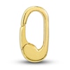 Thumbnail Image 0 of Small Oval Push Lock Charm 14K Yellow Gold