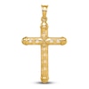 Thumbnail Image 1 of Diamond-Cut Cross Charm 14K Yellow Gold