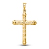 Thumbnail Image 2 of Diamond-Cut Cross Charm 14K Yellow Gold