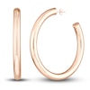Thumbnail Image 0 of Polished Hoop Earrings 14K Rose Gold 50mm