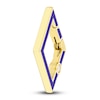 Thumbnail Image 2 of Diamond Rhombus Push Lock Charm 1/20 ct tw Round 14K Yellow Gold