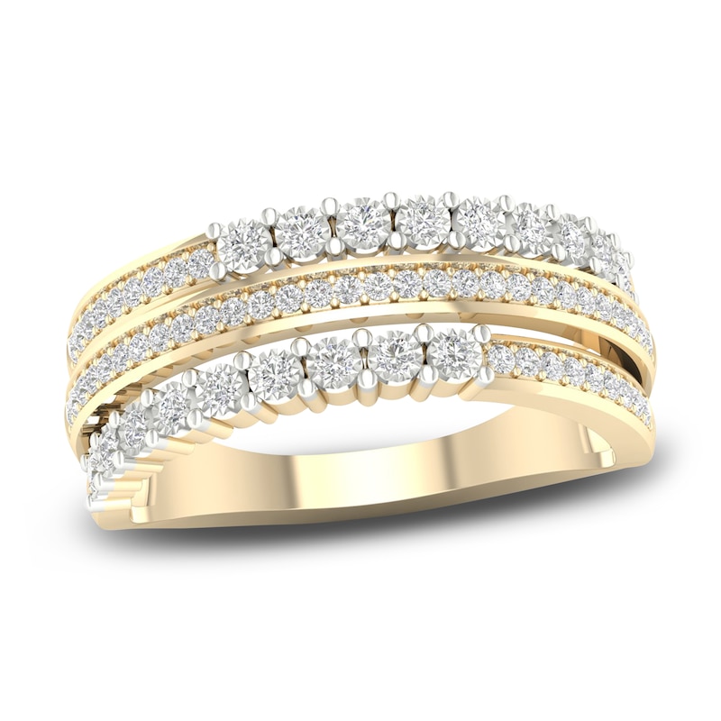 Main Image 1 of Diamond Anniversary Band 1/4 ct tw Round 14K Yellow Gold