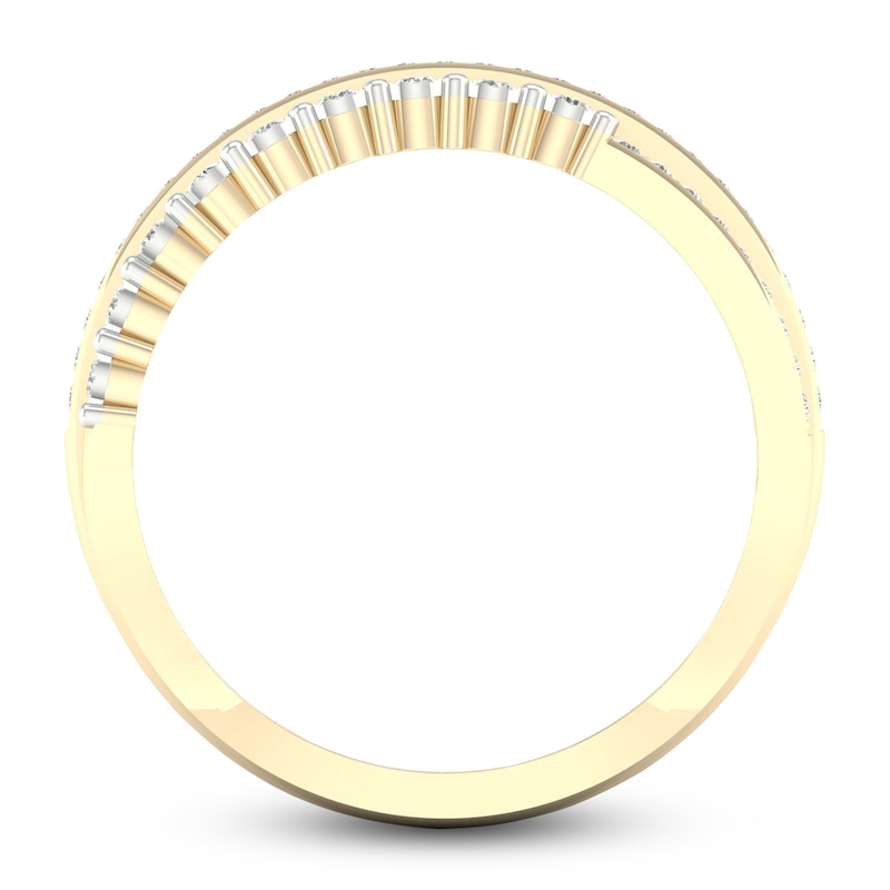 Main Image 4 of Diamond Anniversary Band 1/4 ct tw Round 14K Yellow Gold