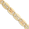 Thumbnail Image 1 of Men's Solid Valentino Chain Necklace 14K Two-Tone Gold 22&quot; 5mm