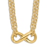 Thumbnail Image 1 of High-Polish 2-Strand Infinity Necklace 14K Yellow Gold