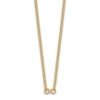 Thumbnail Image 2 of High-Polish 2-Strand Infinity Necklace 14K Yellow Gold