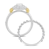 Thumbnail Image 2 of Y-Knot Diamond Bridal Set 7/8 ct tw Round 14K Two-Tone Gold