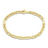 Thumbnail Image 1 of Men's Solid Anchor Chain Bracelet 10K Yellow Gold 8.5&quot; 4.6mm