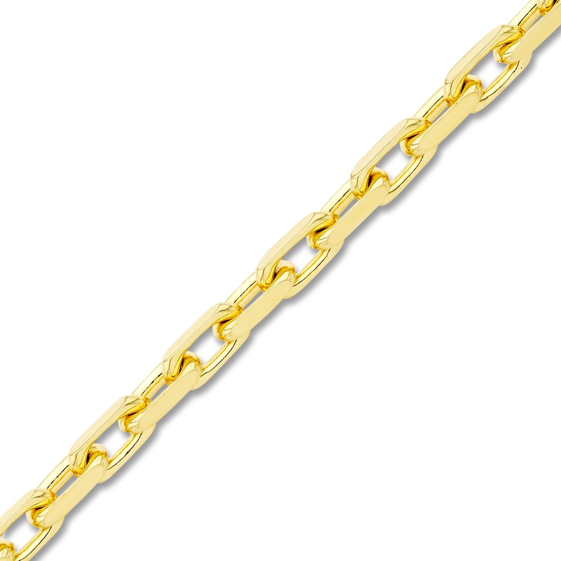 Men's Solid Anchor Chain Bracelet 10K Yellow Gold 8.5" 4.6mm