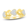 Thumbnail Image 1 of Diamond Heart Ring 1/6 ct tw Round 10K Yellow Gold