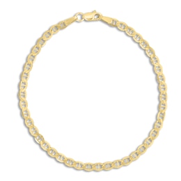 Mariner Link Chain Anklet 14K Yellow Gold 10&quot;