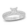 Thumbnail Image 0 of Diamond Bridal Set 1-3/4 ct tw Princess/Round 14K White Gold