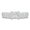 Thumbnail Image 2 of Diamond Bridal Set 1-3/4 ct tw Princess/Round 14K White Gold