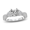 Thumbnail Image 1 of Diamond Engagement Ring Setting 1/2 ct tw Round 14K White Gold