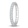 Thumbnail Image 2 of Natural Aquamarine Eternity Band 14K White Gold