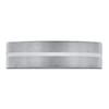 Thumbnail Image 2 of Matte Split Wedding Band Platinum 6mm