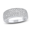 Thumbnail Image 1 of Multi-Row Diamond Anniversary Ring 3/4 ct tw 14K White Gold