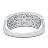 Thumbnail Image 3 of Multi-Row Diamond Anniversary Ring 3/4 ct tw 14K White Gold