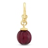 Thumbnail Image 1 of Charm'd by Lulu Frost 10K Yellow Gold 9MM Lab-Created Ruby Birthstone Charm