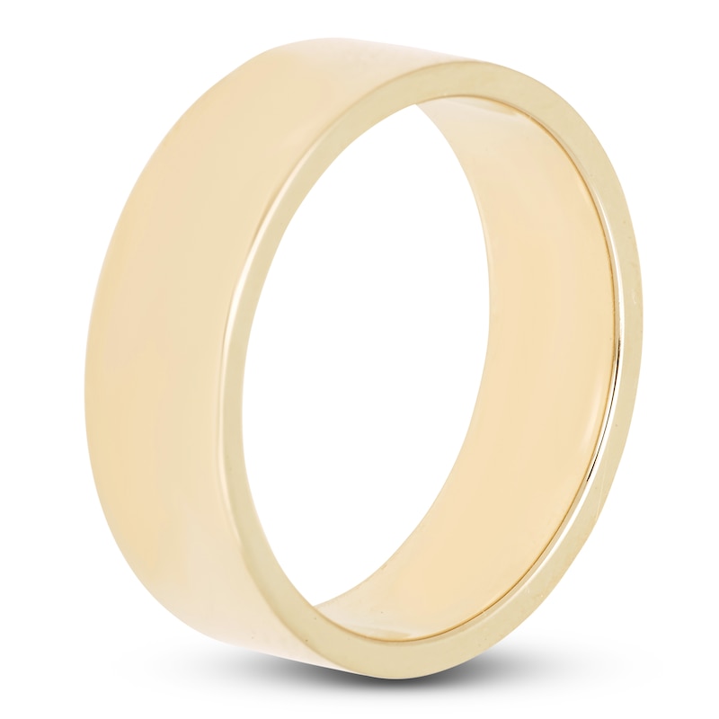 Men's Engravable Band 14K Yellow Gold 6.8mm