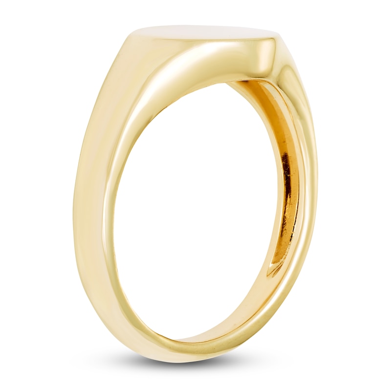 Main Image 2 of Engravable Signet Ring 14K Yellow Gold