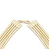 Thumbnail Image 3 of Italia D'Oro Five-Strand Stretch Necklace 14K Yellow Gold 18&quot;