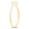 Thumbnail Image 2 of Multi-Diamond Octagon Promise Ring 1/20 ct tw 10K Yellow Gold