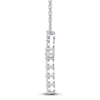 Thumbnail Image 2 of Diamond Cross Necklace 3/4 ct tw 10K White Gold 18&quot;