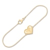 Thumbnail Image 1 of Children's Polished Heart Bracelet 14K Yellow Gold 6&quot;