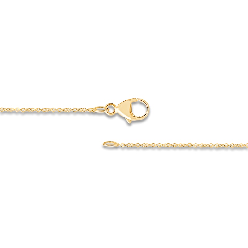 Main Image 3 of Children's Polished Heart Bracelet 14K Yellow Gold 6&quot;