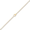 Thumbnail Image 3 of Children's Diamond Double Heart Necklace 1/20 ct tw 14K Yellow Gold 13&quot;