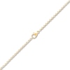 Thumbnail Image 3 of Children's Diamond Paw Print Disc Necklace 1/20 ct tw 14K Yellow Gold 13&quot;