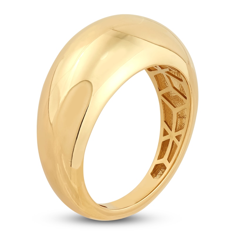 Main Image 2 of Polished Dome Ring 10K Yellow Gold