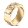 Thumbnail Image 1 of Diamond Custom Word Ring 1/5 ct tw 14K Yellow Gold