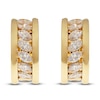 Thumbnail Image 0 of Crivelli Marquise-Cut Diamond Hoop Earrings 2 ct tw 18K Yellow Gold