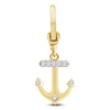 Thumbnail Image 1 of Charm'd by Lulu Frost White Diamond Anchor Charm 1/10 ct tw 10K Yellow Gold