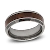 Thumbnail Image 1 of Men's Burlwood Sleeve Wedding Band Tungsten Carbide 8mm