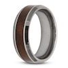 Thumbnail Image 2 of Men's Burlwood Sleeve Wedding Band Tungsten Carbide 8mm