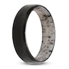 Thumbnail Image 1 of Men's Antler Sleeve Wedding Band Black Zirconium 7mm