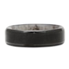 Thumbnail Image 2 of Men's Antler Sleeve Wedding Band Black Zirconium 7mm