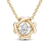 Thumbnail Image 1 of Unspoken Diamond Solitaire Necklace 1/2 ct tw 14K Yellow Gold 18&quot; (I1/I)