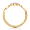 Thumbnail Image 2 of J'Lure Lab-Created Diamond Scalloped Wedding Band 1/8 ct tw 18K Yellow Gold