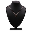 Thumbnail Image 5 of Heart-Shaped Natural Morganite & Diamond Accent Necklace 10K Rose Gold 18&quot;