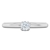 Thumbnail Image 3 of Round-Cut Diamond Solitaire Engagement Ring 1/4 ct tw 14K White Gold (I2/I)
